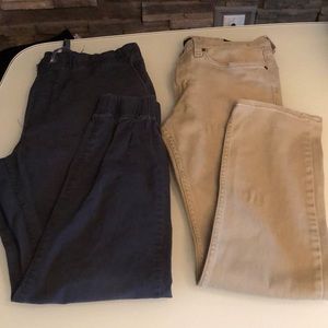 Bullhead Khaki and Joggers Pants Bundle